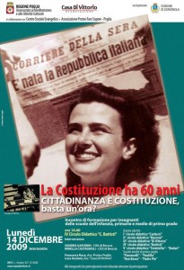 Manifesto 60 anni costituzione